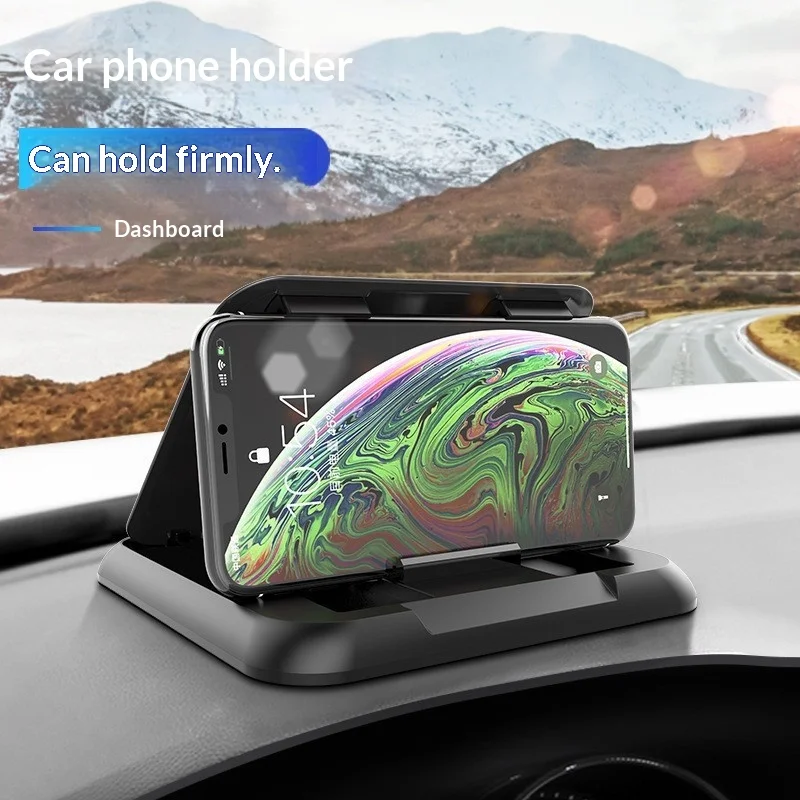 Suction Cup Type Silicone Car Phone Holder Foldable Carbon Brazing Universal Holder for Car Navigation