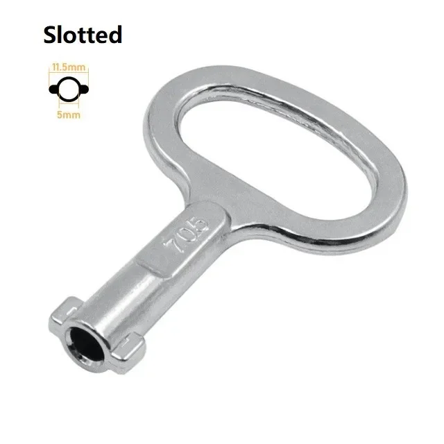 Universal Triangular Slotted Key For Distribution Box Valve Key Torque Wrench Electric Cabinet Lock Elevator Door Key