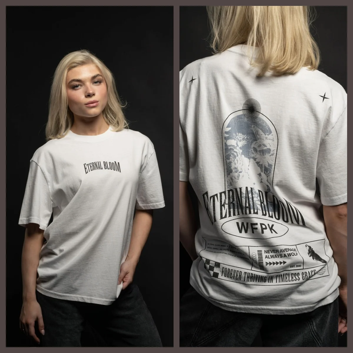T-shirt graphique 2026 Forever Thriving pour la gym et le fitness quotidien – T-shirt en coton respirant et absorbant la transpiration