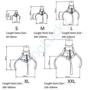Crane Machine Vending Machine Plush Toy Game Board, DIY Kit Award, Edelstahl -Veranda Joystick, Münzakzeptor -Stromversorgung, 71 cm, 1 Kit 10 Hauptverkaufskranplattform - №7