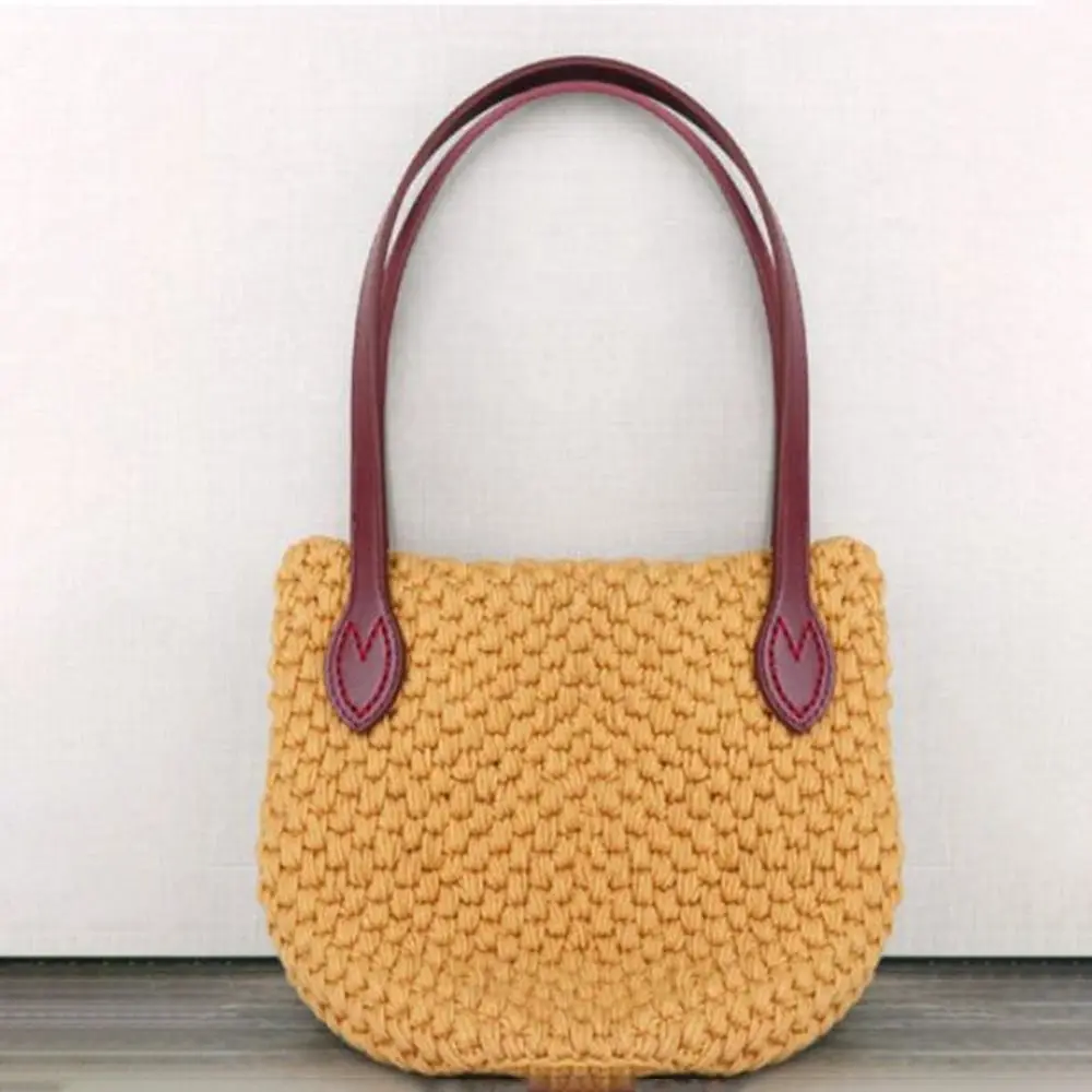 Alça de bolsa de couro pu 60cm, 2 peças, alça de bolsa de ombro, substituição de alças de cinto, faça você mesmo para mulheres, acessórios de bolsa artesanal