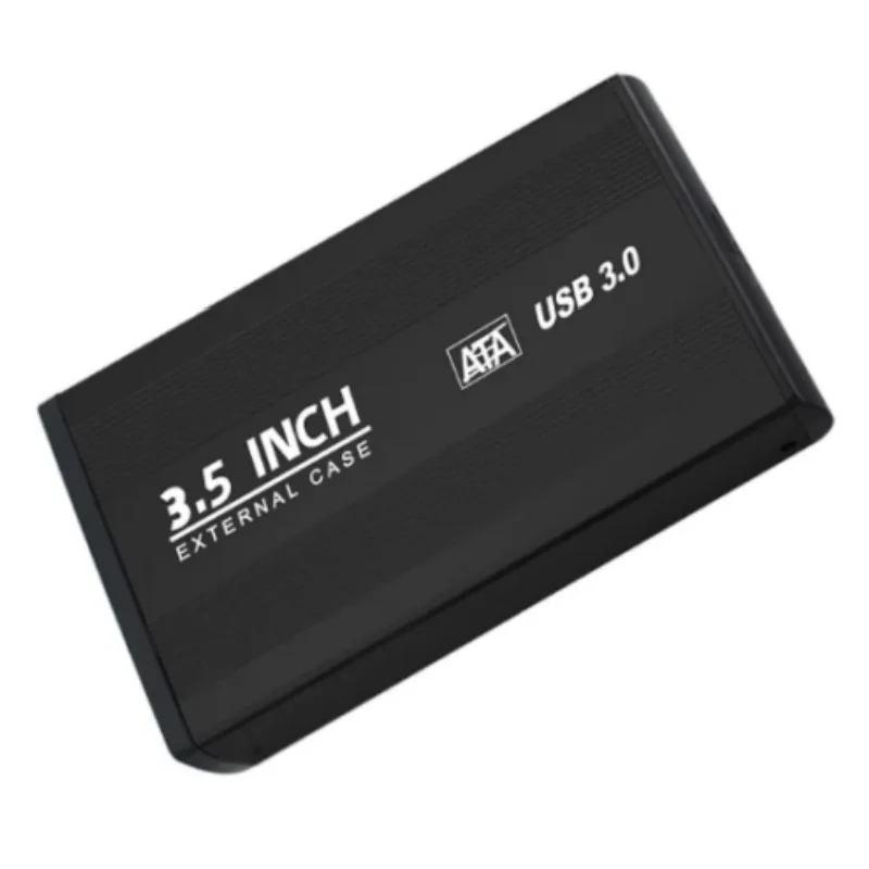 Aluminum Alloy 3.5 Inch Mechanical Hard Drive Enclosure USB3.0 Mobile Reader External SATA Hard Disk Box for Computer
