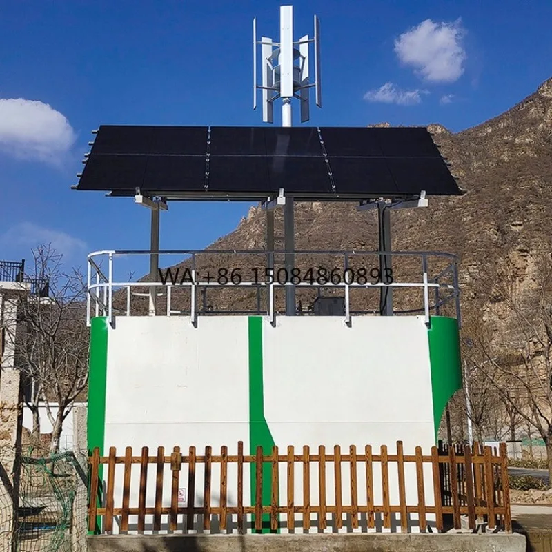 Best Price High Efficiency 100m3/d Solar Powered Sewage Treatment Plant System Water Treatment MachinerySolar panel power