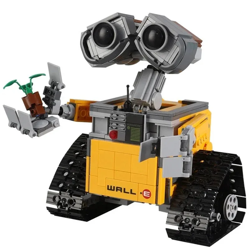 Disney 687PCS Creativo Wall E Robot MOC Building Block 21303 modello fai da te Decorazione della casa giocattoli per bambini Regali di Natale