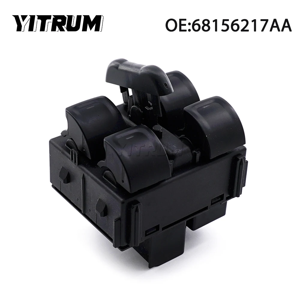 

YITRUM 68156217AA 68057595AC 68156217AB Power Window Control Switch Button For Jeep Wrangler 2011-2017