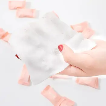 迷你壓縮毛巾一次性膠囊毛巾神奇臉部護理片戶外旅行布濕紙巾紙巾 10 最佳銷售 迷你濕紙巾 - №10