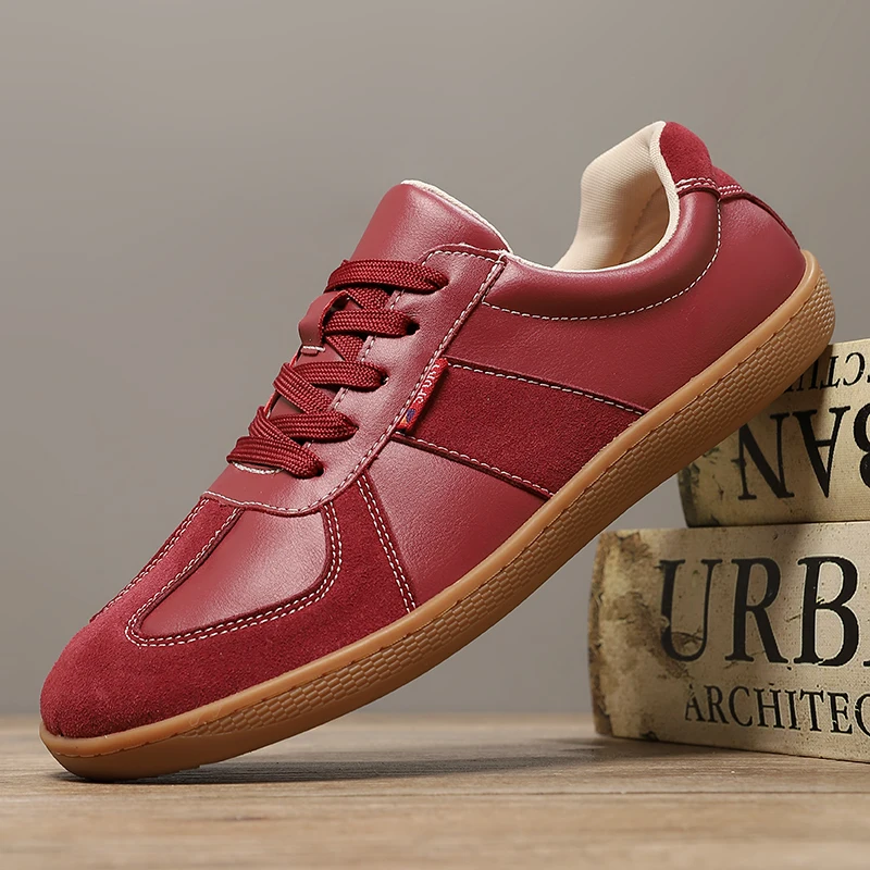 Chaussures de sport minimalistes pour hommes, coupe large, semelle à profil plat, relaxation optimale, chaussures de cross-training pour hommes, bout large
