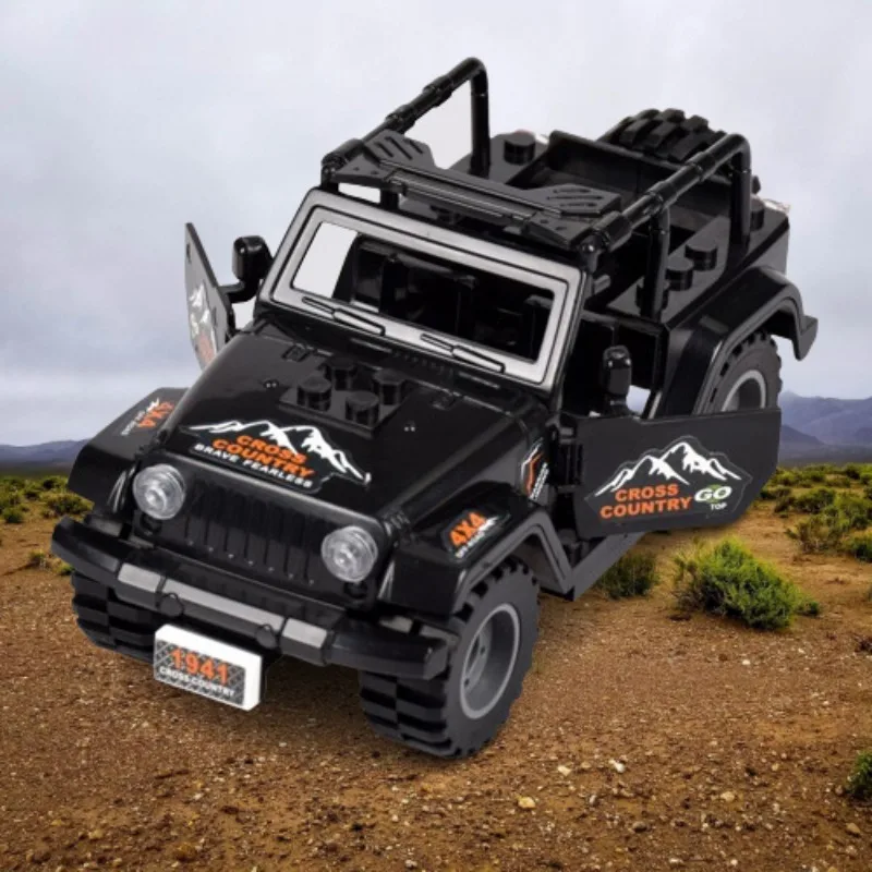 Building Blocks Military Series: Scene Assembly Models-Gun Roadblock War Horse Container Tricycle Sandbag and Other Accessories