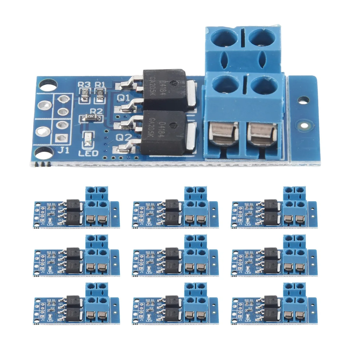 ABZV-10PCS DC 5 V-36 V 15A (Max 30A) MOSFET MOS FET Trigger Switch Driver Module 0-20 KHz PWM Regulator Bedieningspaneel
