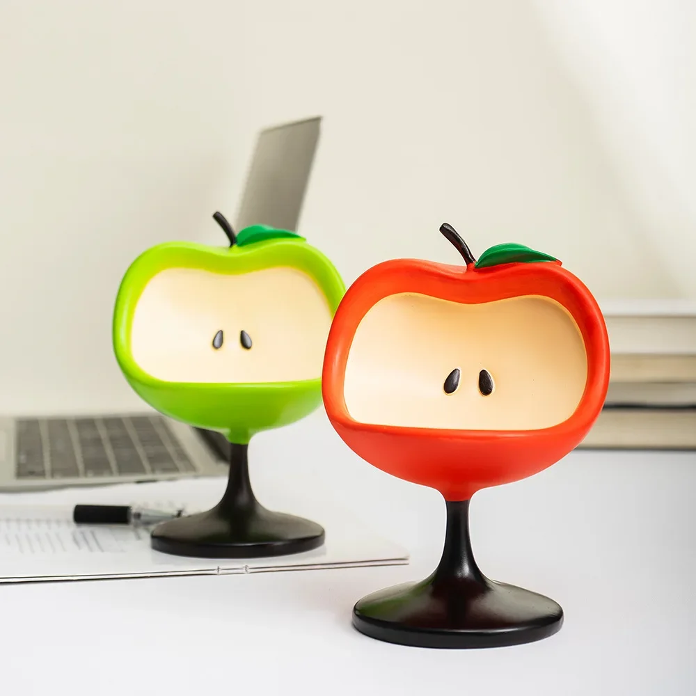 2026 New Product Apple Chair Ornament Creative Home Bedroom Office Tabletop Ornament Resin Crafts Ornament