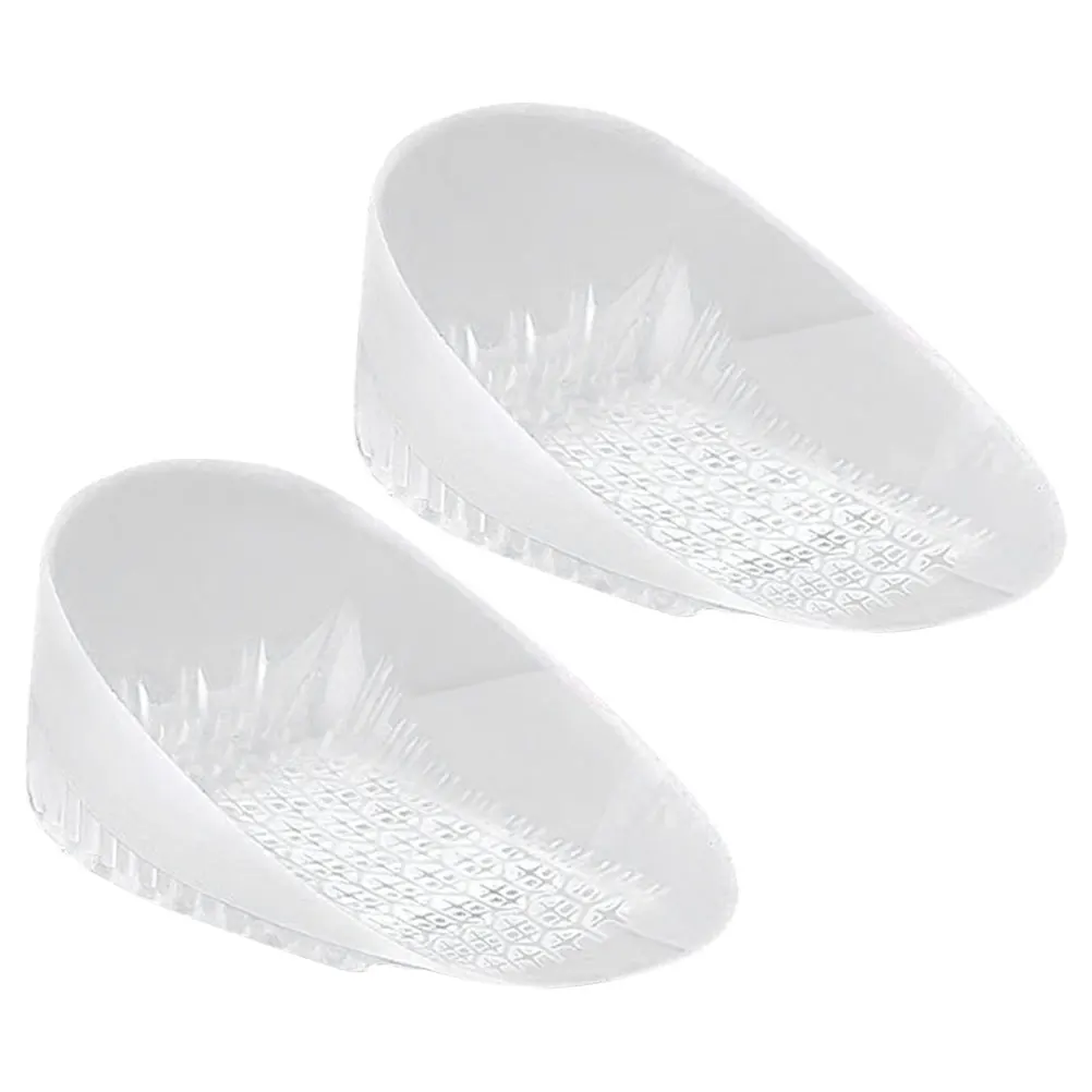 

Invisible Height Increase Insoles U shaped Heel Pad Sneakers Breathable Elastic Shock Absorption Transparent Color Foot Care