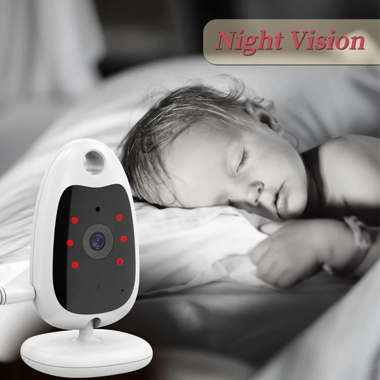 New babyfoon VB610 night light temperature monitoring crying detection intercom Wireless digital video Baby monitor VB610