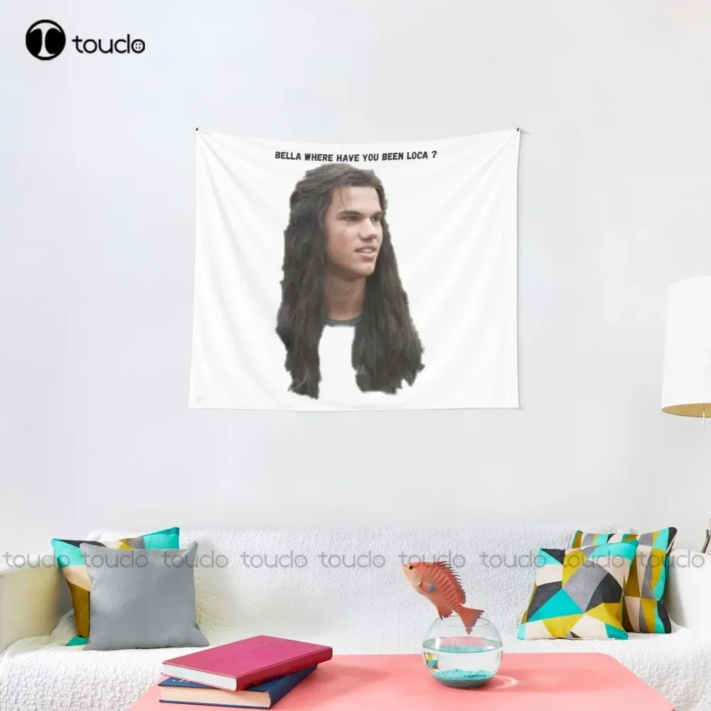 New Bella Where Have You Been Loca Tapestry Pink Tapestry Tapestry Wall Hanging For Living Room Bedroom Dorm Room Home Decor