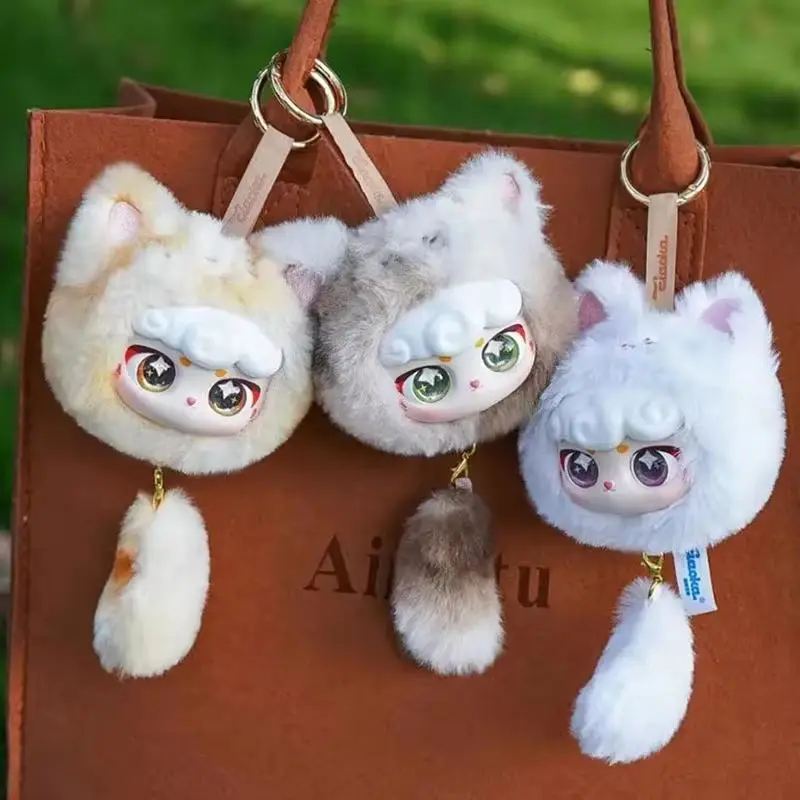 

Горячая Lucky Meow V4 сюрприз слепая коробка украшения коллекции настольные украшения рюкзак кулон брелок коллекция подарков
