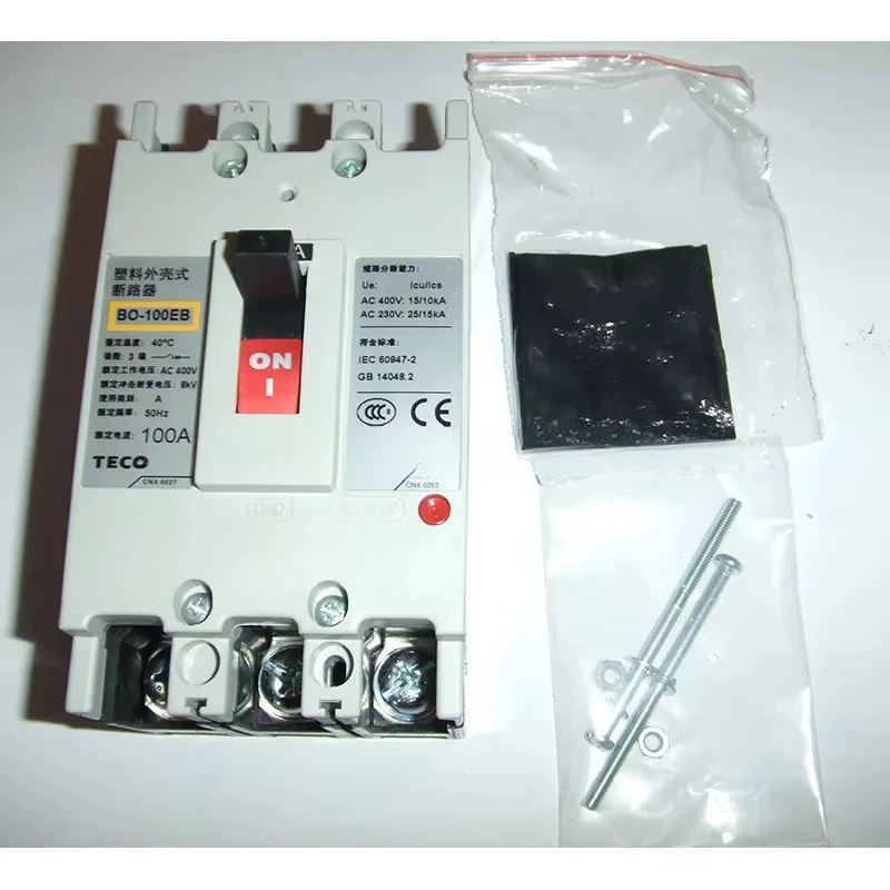

Original TECO Breaker 3P 100A TO-100EC/BO-100EB