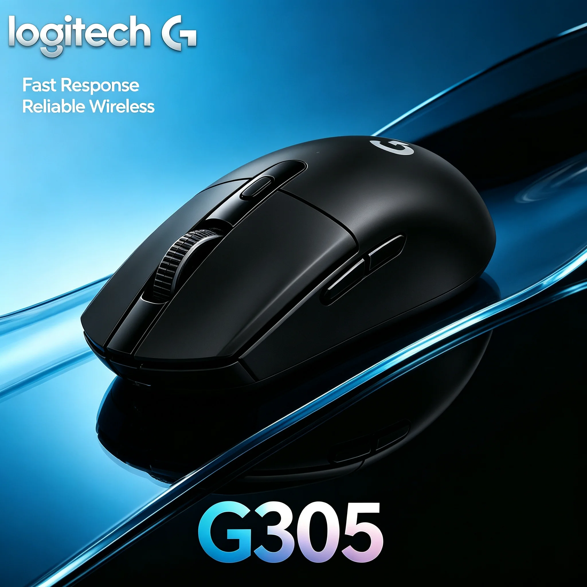 Logitech G305 Wireless Gaming Mouse Max 12000 DPI Sensor Ultra Low Latency For E-sports And Daily Office