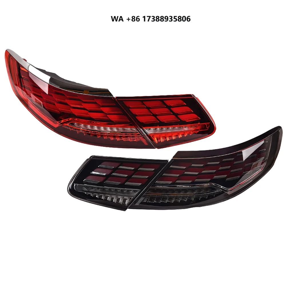 For W217 C217 2014-2017 S-Class Coupe Upgrade Facelift Dragon Tail Style LED Taillights Sequential Turn Signal Assembly