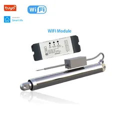 스마트 윈도우 투야 와이파이 컨트롤러 키트, 방수 IP66, 최대 부하 500N, 7 mm/s 제한 전류 보호, 보트 문짝 텐트 오픈 클로즈