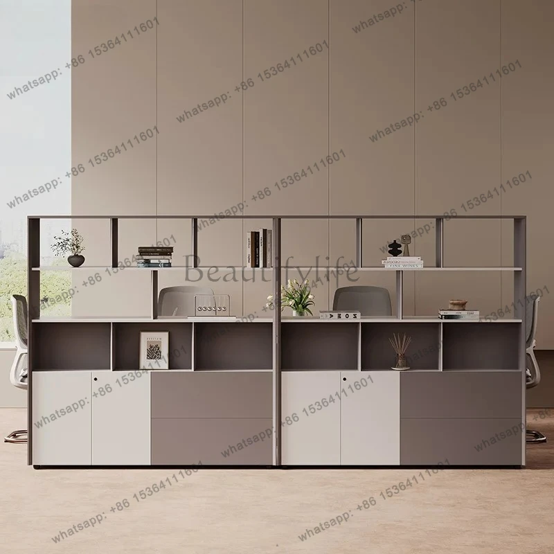 environmental protection file , data cabinet, high-end modern simple storage company office floor background cabinet