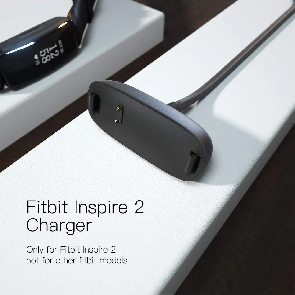 AWINNER Charger For Fitbit Inspire 2/ACE3, Charging Dock Station Cradle Holder Charging Clip Premium Plastic Bracket Cable