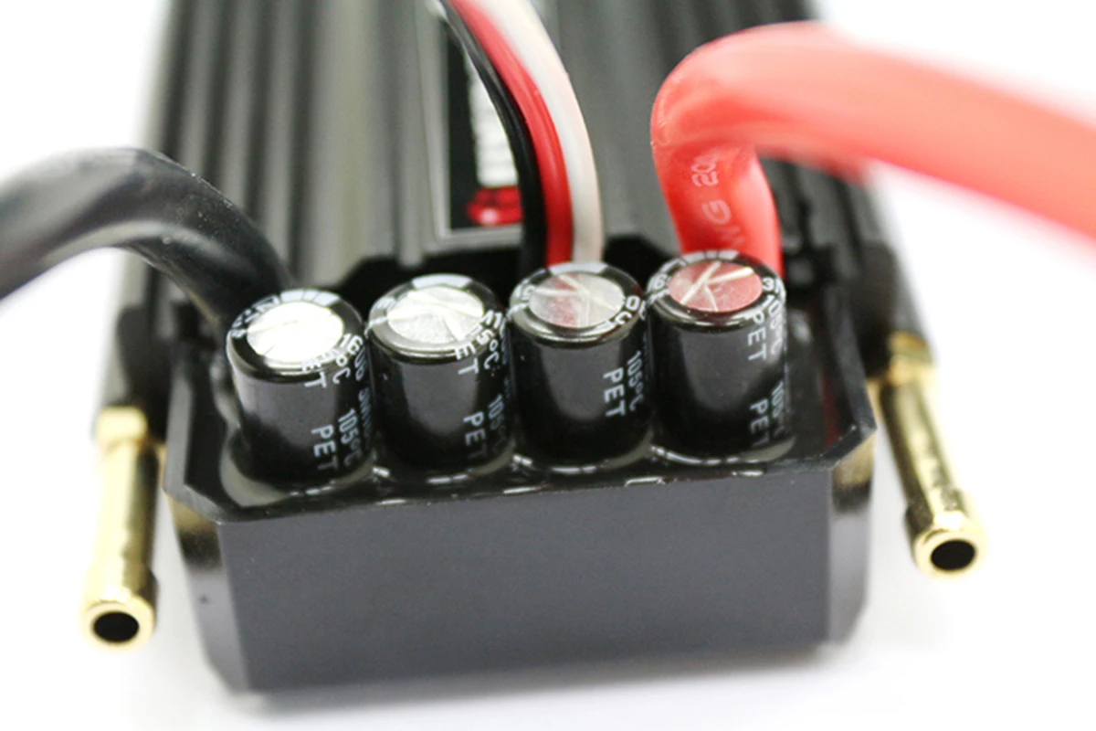 

Flycolor FlyMonster RC Boat Waterproof Brushless ESC 50A 70A 90A 120A 150A ESC 2-6S Lipo with BEC Speed Controller for RC Ship