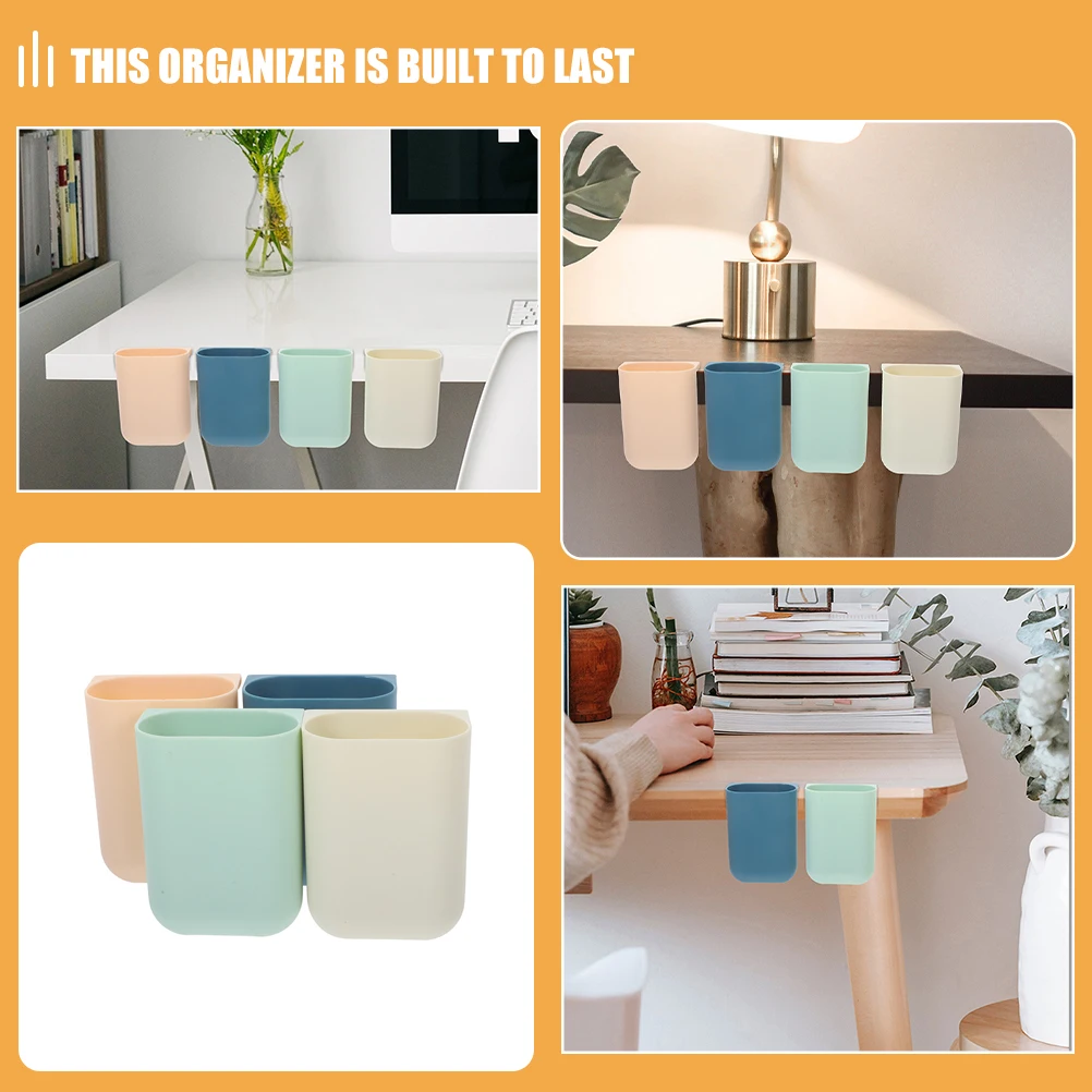 8 Pcs Desktop Storage Box Cart Container Hanging Bins Plastic Flower Pots Organizer Cups