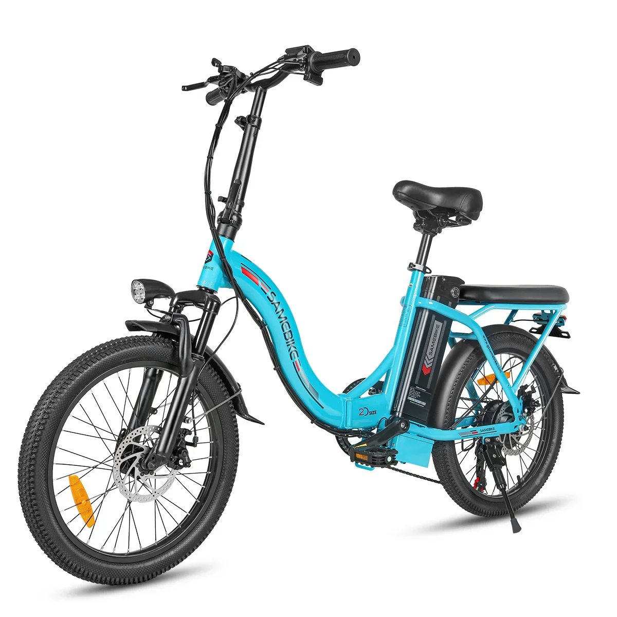 Lightweight Foldable style Electric Bicycle 350W36V12AH Battery Mountain e-bike 20 Inch Fat Tire City Trip Adult Electric bike image 3