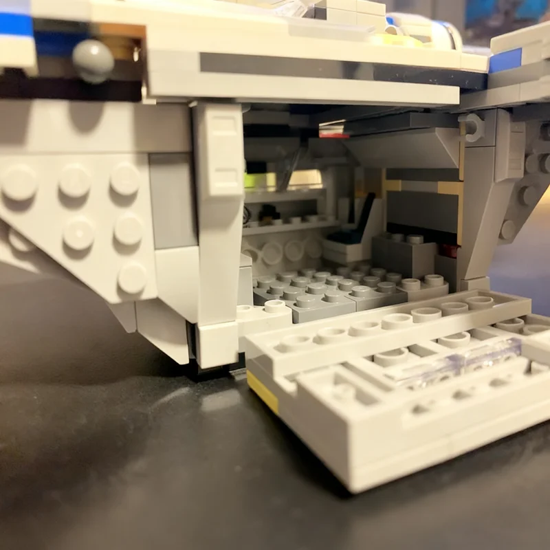 565 pçs moc melhorado u asa alternativa construir estrela batalha modelo blocos de construção arquitetura brinquedos presentes natal tijolo crianças