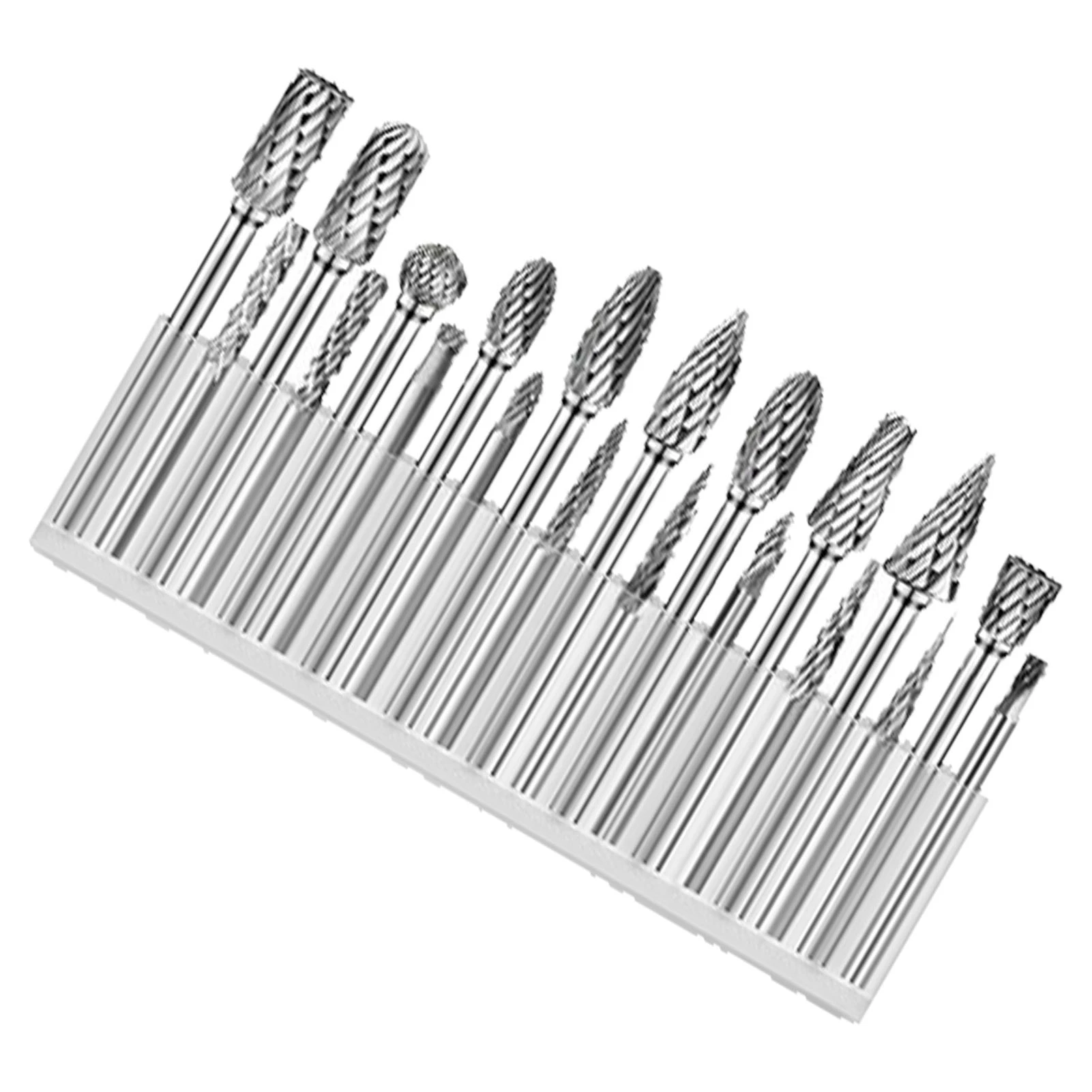 

20 шт. роторный напильник, набор шлифовальных насадок, набор твердосплавных инструментов для снятия фаски, гравировки-инструменты для точной обработки и отделки