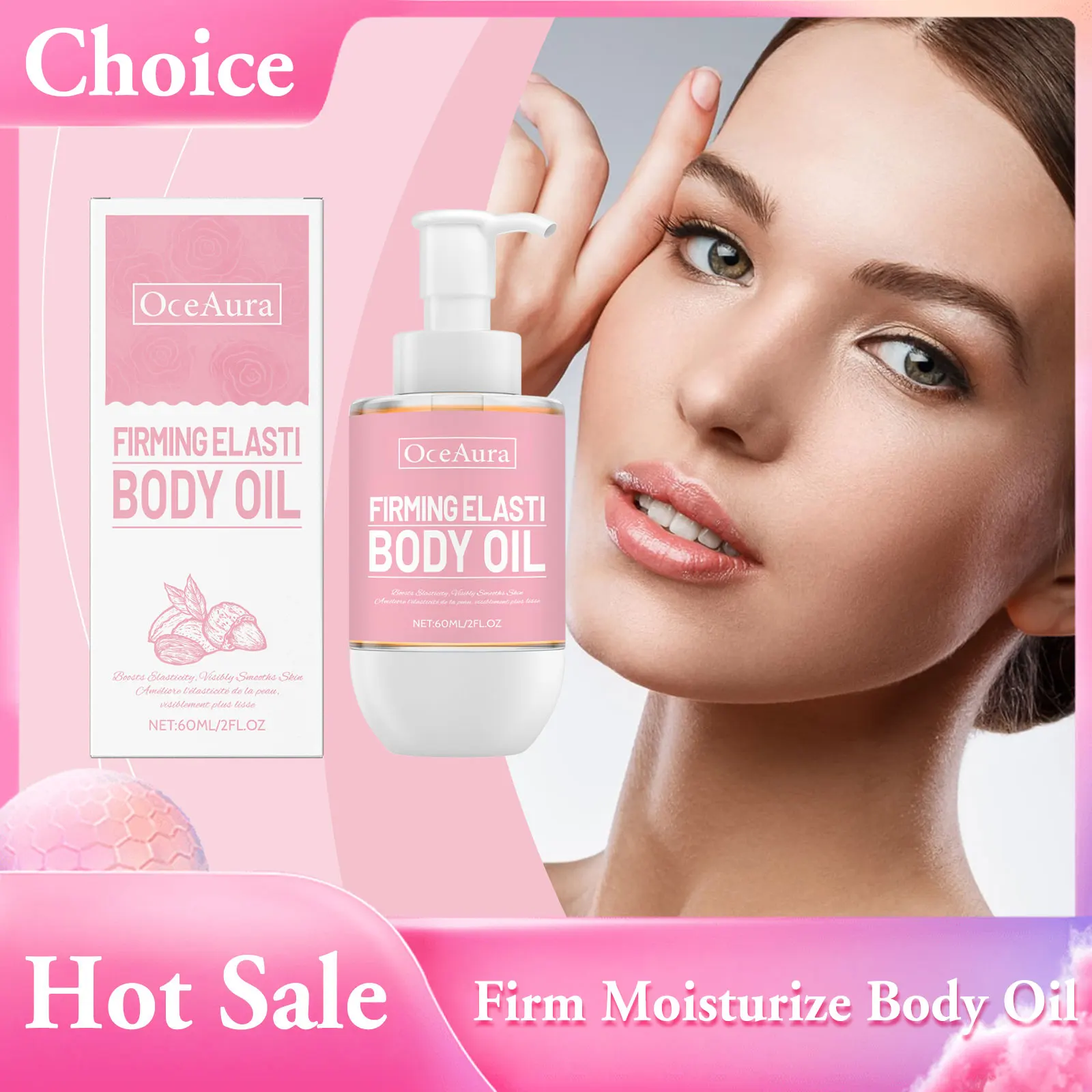 

Firm Moisturize Body Oil Tighten Soften Skin Improve Dry Wrinkle Fine Line Hydrate Body Become Sexy Charm Slim Figure Body Oil