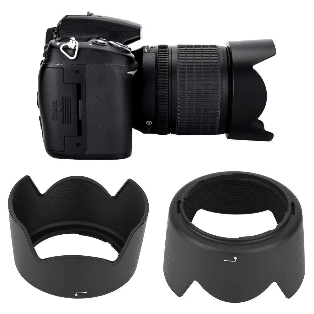 HB-34 Lens Hood For Nikon AF-S DX 55-200mm F4-5.6G ED HB34 55-200