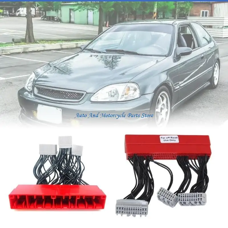 P9FD Jumper-Konvertierungs-Verkabelungsbaugruppe, Ersatz-OBD2A-zu-OBD1-Jumper-Kabelbaum-Adapter für – Detail 6