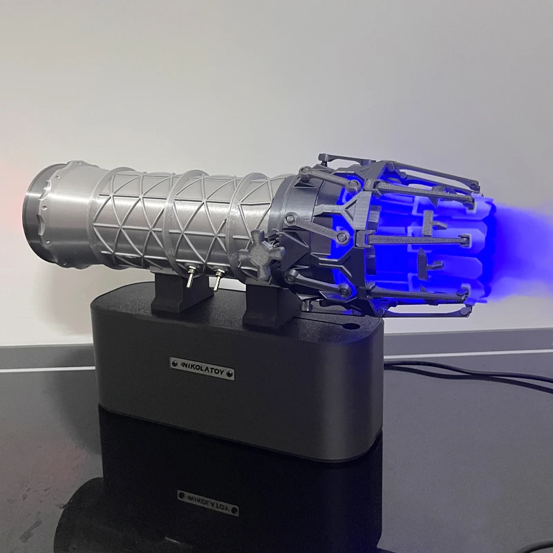 Exquisite Vector Turbine Engine Model 3D Humidifier Spray Toy Gift