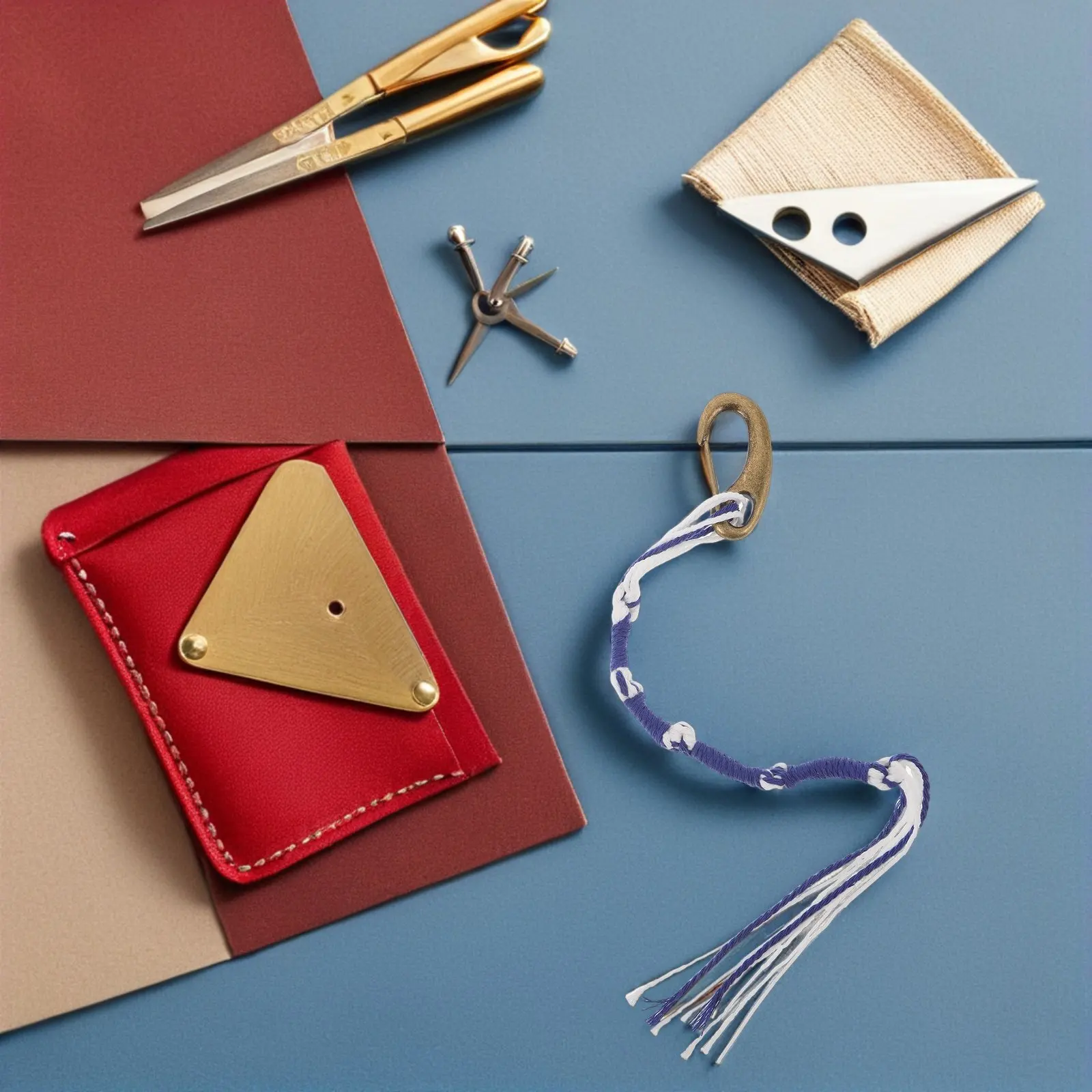 

4 шт. традиционных кисточек цицит для талита, молитвенной шали, ручной работы, сине-белые бахромы, еврейские ритуальные аксессуары, духовные.