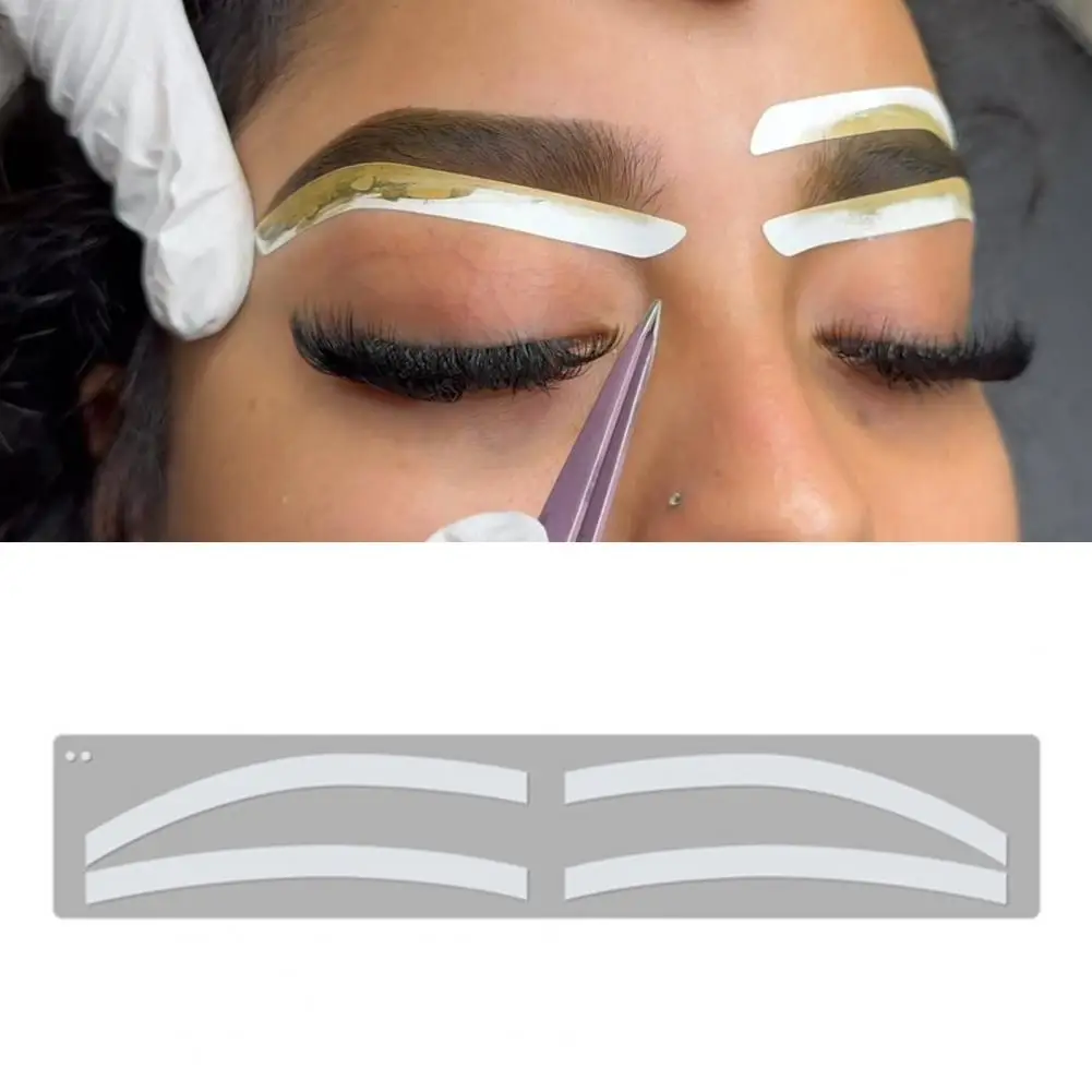 Eyebrow Stencil Sticker Disposable Eyebrow Stencil Set with 3 Styles Mapping Guide Card Brow Shaping Template for Airbrush