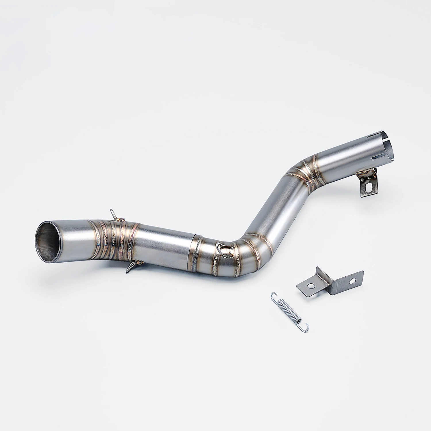 

Motorcycle Exhaust For 125 200 390 RC390 Muffler escape Moto Tube Middle Link Pipe stainless steel