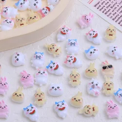 20pcs/lot Kawaii Japanese New Cartoon Nail Accessories Cute Usagi Cute Anime Character Resin Nail Sticker Girls Gift