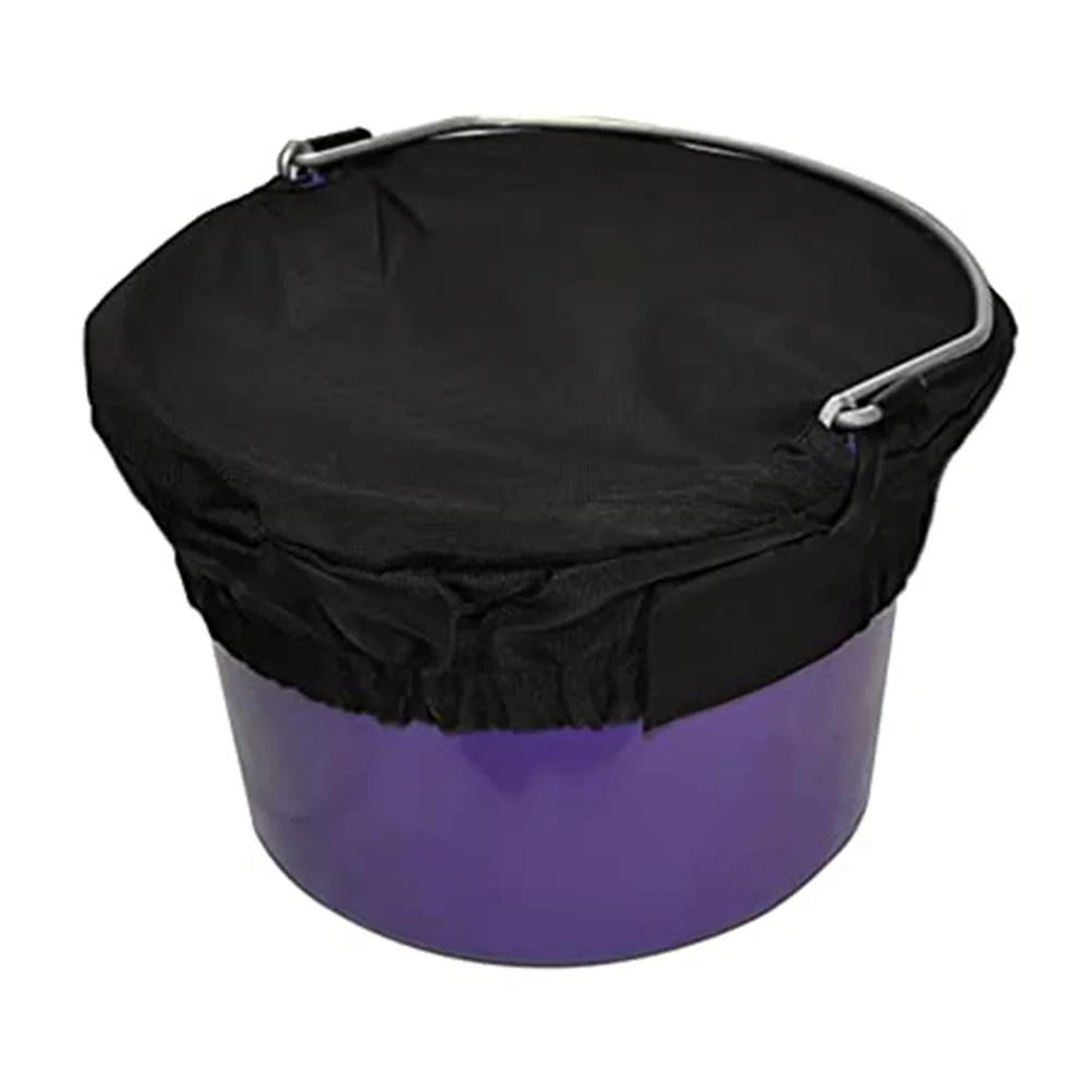 Double Sided Adjustable Horse Feed Bucket Dust Cover with Prickly Texture Suitable for Material Slots and Bins