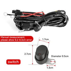 For BMW Motorcycles LED Fog Light Lamp Wiring Harness Relay Wire For BMW R1250GS ADV F800GS R 1250 GS LC