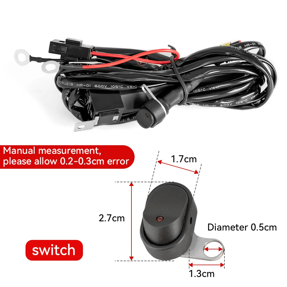 For BMW Motorcycles LED Fog Light Lamp Wiring Harness Relay Wire For BMW R1250GS ADV F800GS R 1250 GS LC