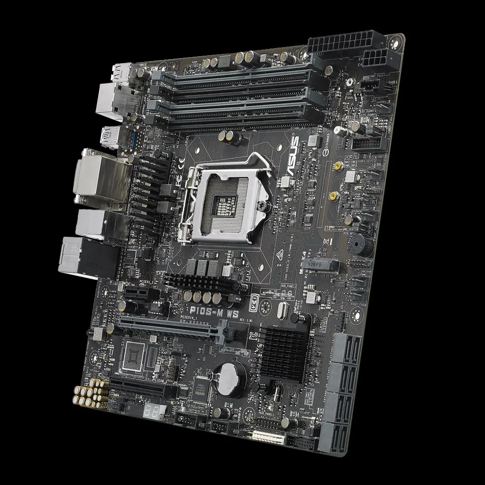  ASUS P10S-M WS Motherboard LGA1151 Intel C232 Chipset support  E3-1200 v6 E3-1200 v5 cpu DDR4 16GB USB 3.1 U ATX 2xM.2