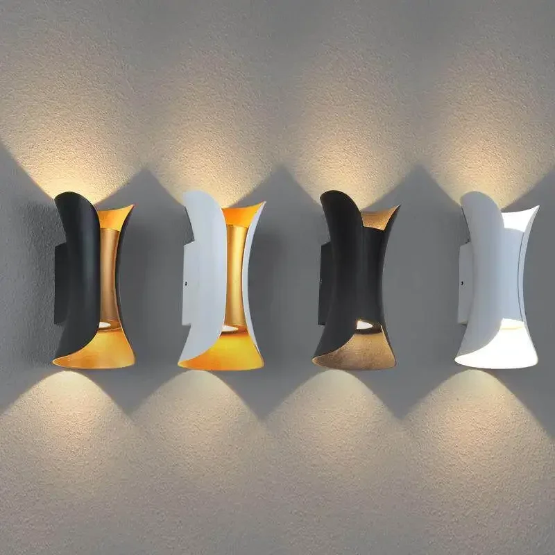 10W IP65 LED Waterproof Wall Lamps Adjustable Indoor And Outdoor Light for Courtyard Porch Corridor Bedroom Sconce