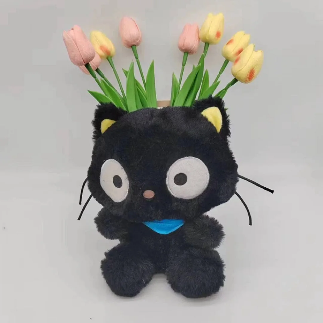 HOT TreasuringU Lovely Black Cat Plush Toys Kawaii Stuffed Animal Black Dolls House Sofa Car Pillows Children Birthday Gifts