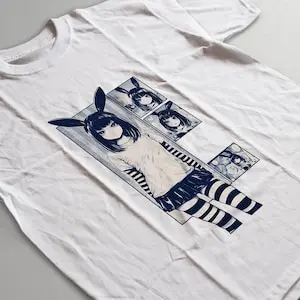 Cute Anime Girl T-Shirt, 90s Manga, Kawaii Otaku Gift Shirt