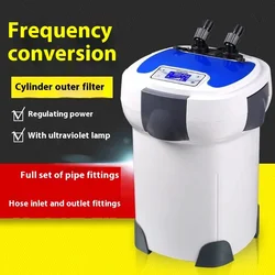 3000L/h SUNSUN HW-3000 LCD Display 4-Stage Frequency conversion external filter aquarium cylinder filter barrel mute clean water