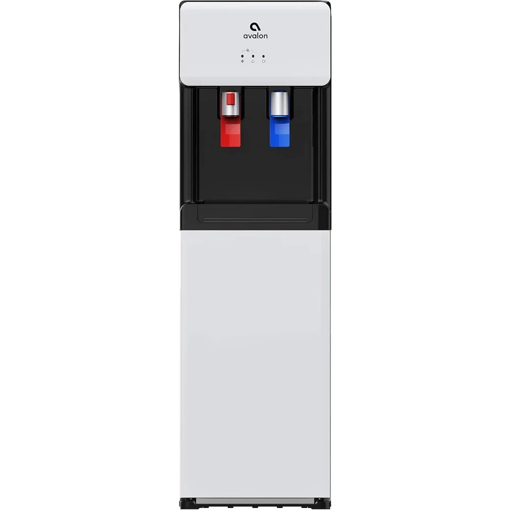 Bottom Loading Water Cooler Dispenser - Hot & Cold Water, Child Safety Lock, Innovative Slim Design, Holds 3 or 5 Gallon