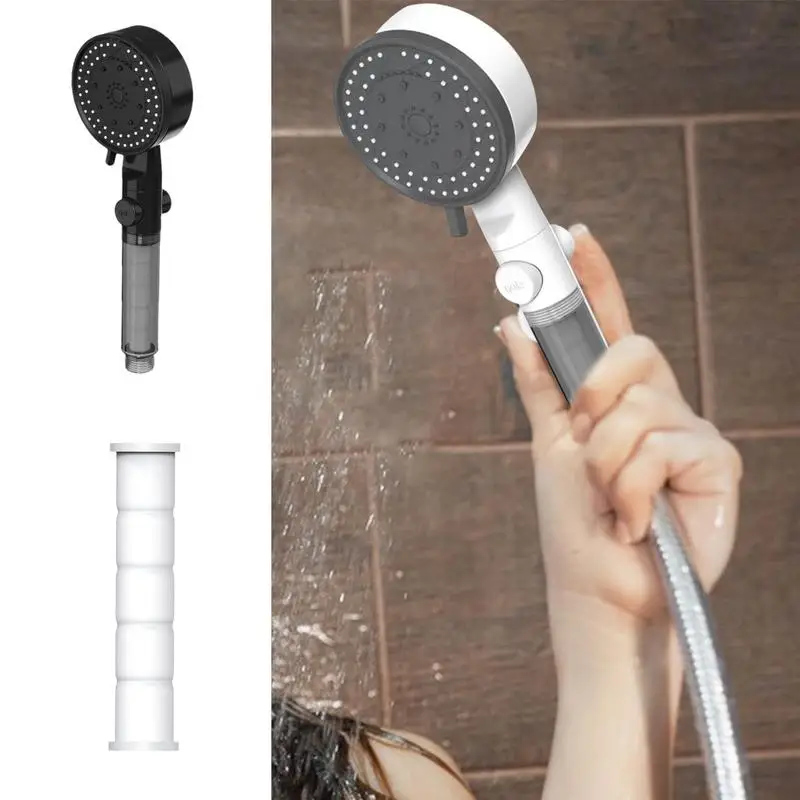 High Pressure Shower Head Bathroom Bath Detachable Shower Sprayer Head Spraying Showering Accessories For Boys Girls Men Family