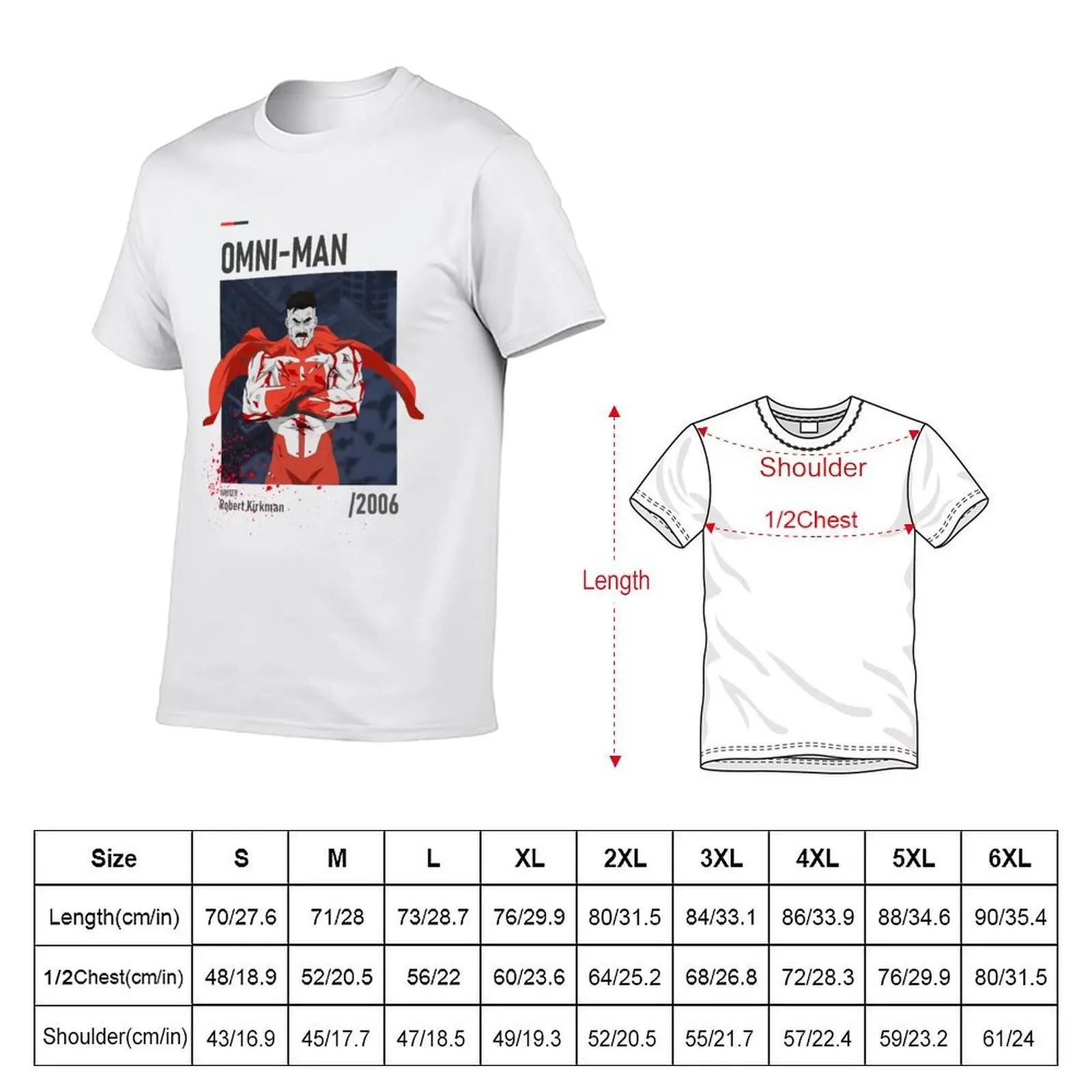 Omni-Man Framed Poster T-Shirt t shirts for man cotton soft man t shirt designer essential t shirt T-shirt