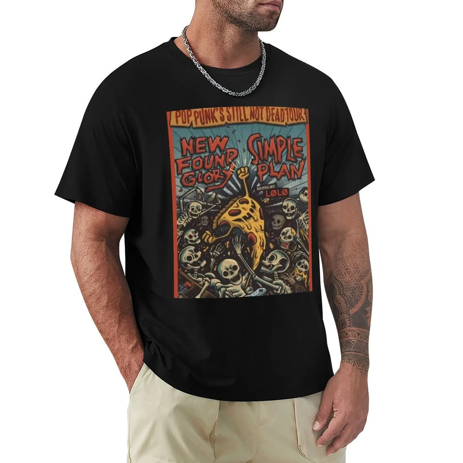 Simple Plan 2 T-Shirt t shirts for man pack cotton T-Shirt