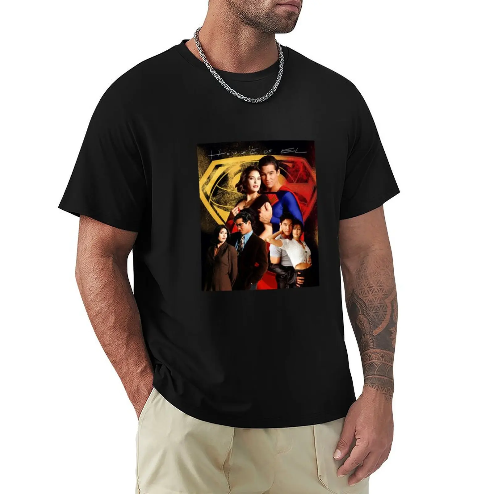Dean Cain T-Shirt Plus Size Loose Fit T-Shirt